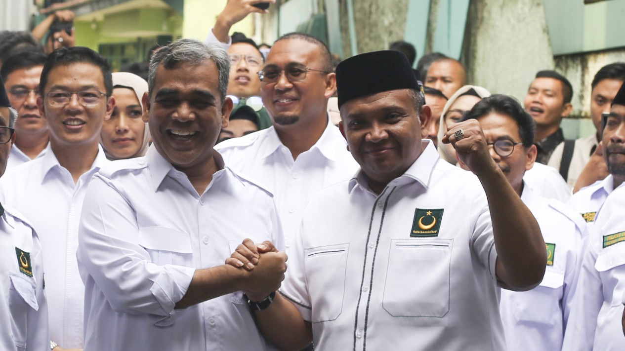 Pertemuan Partai Gerindra dan Partai Bulan Bintang