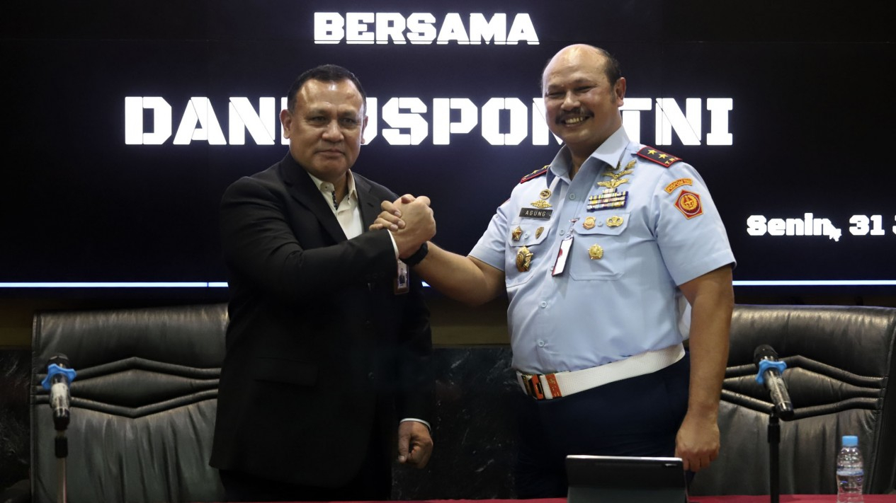 Konpers Ketua KPK dan Danpuspom TNI Terkait Korupsi Basarnas
