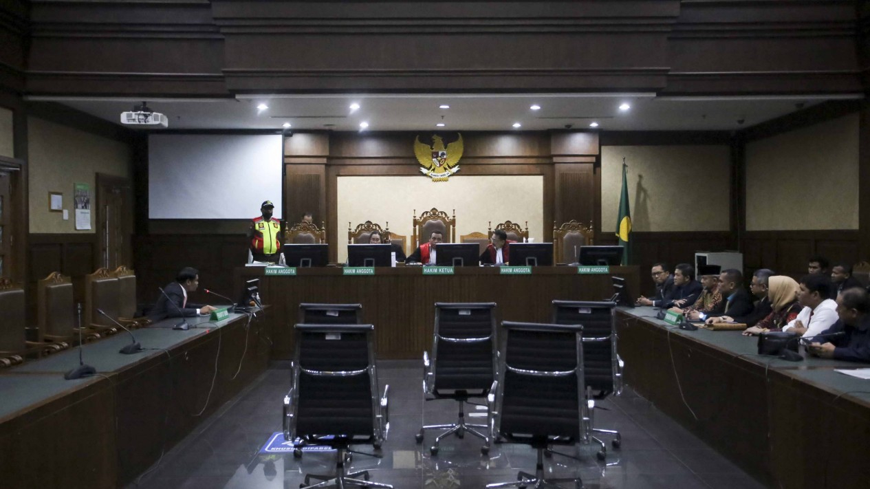 Sidang Gugatan Perdata Panji Gumilang ke Anwar Abbas dan MUI