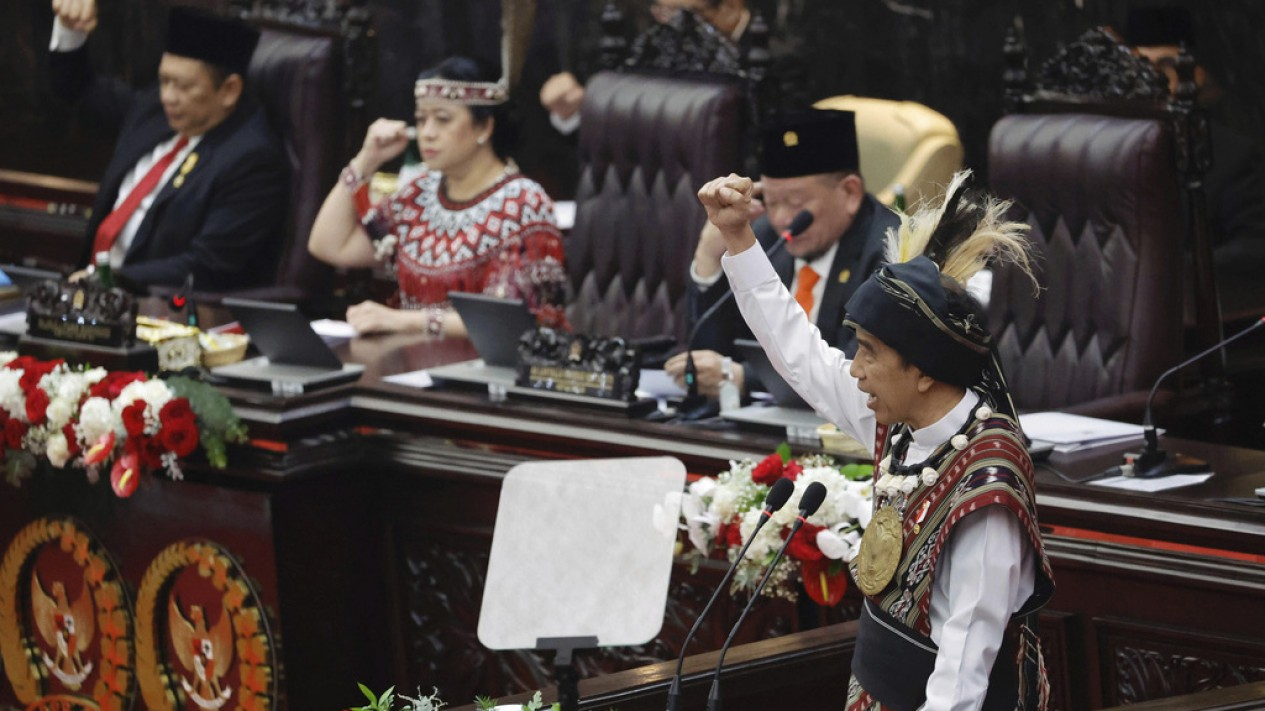 Pidato Presiden Jokowi di Sidang Tahunan MPR