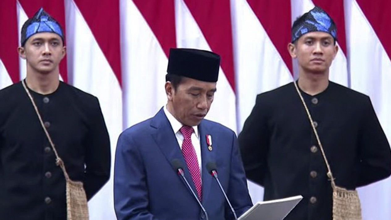 Pidato Presiden Jokowi Sampaikan Anggaran Pendapatan & APBN