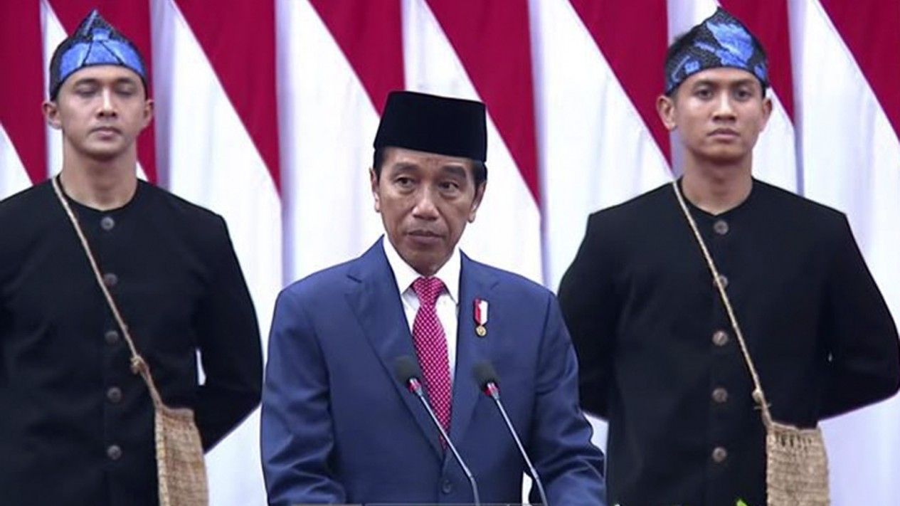 Pidato Presiden Jokowi Sampaikan Anggaran Pendapatan & APBN