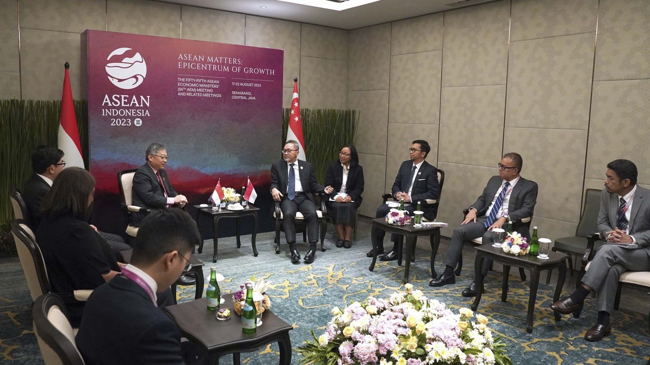 Pertemuan Bilateral Indonesia-Singapura