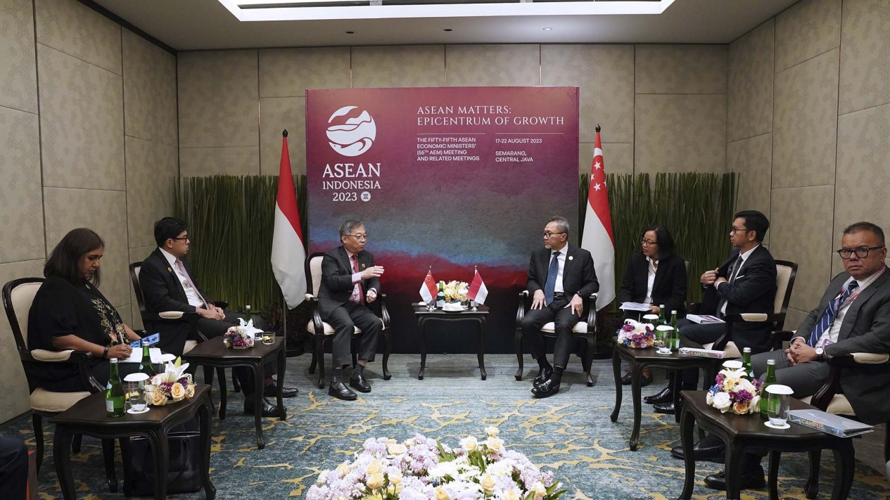 Pertemuan Bilateral Indonesia-Singapura