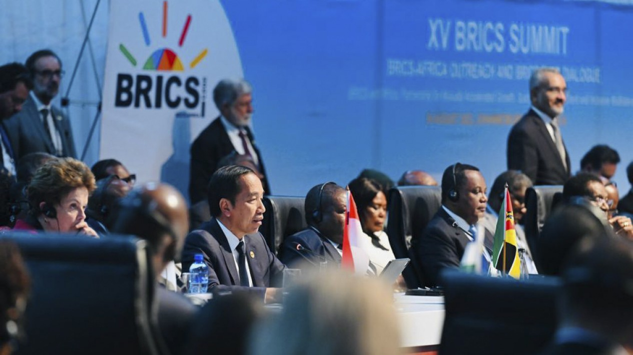 Presiden Jokowi Hadiri KTT BRICS ke-15