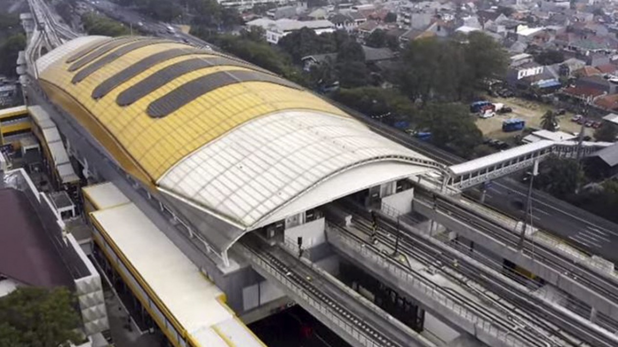 Peresmian LRT Jabodebek