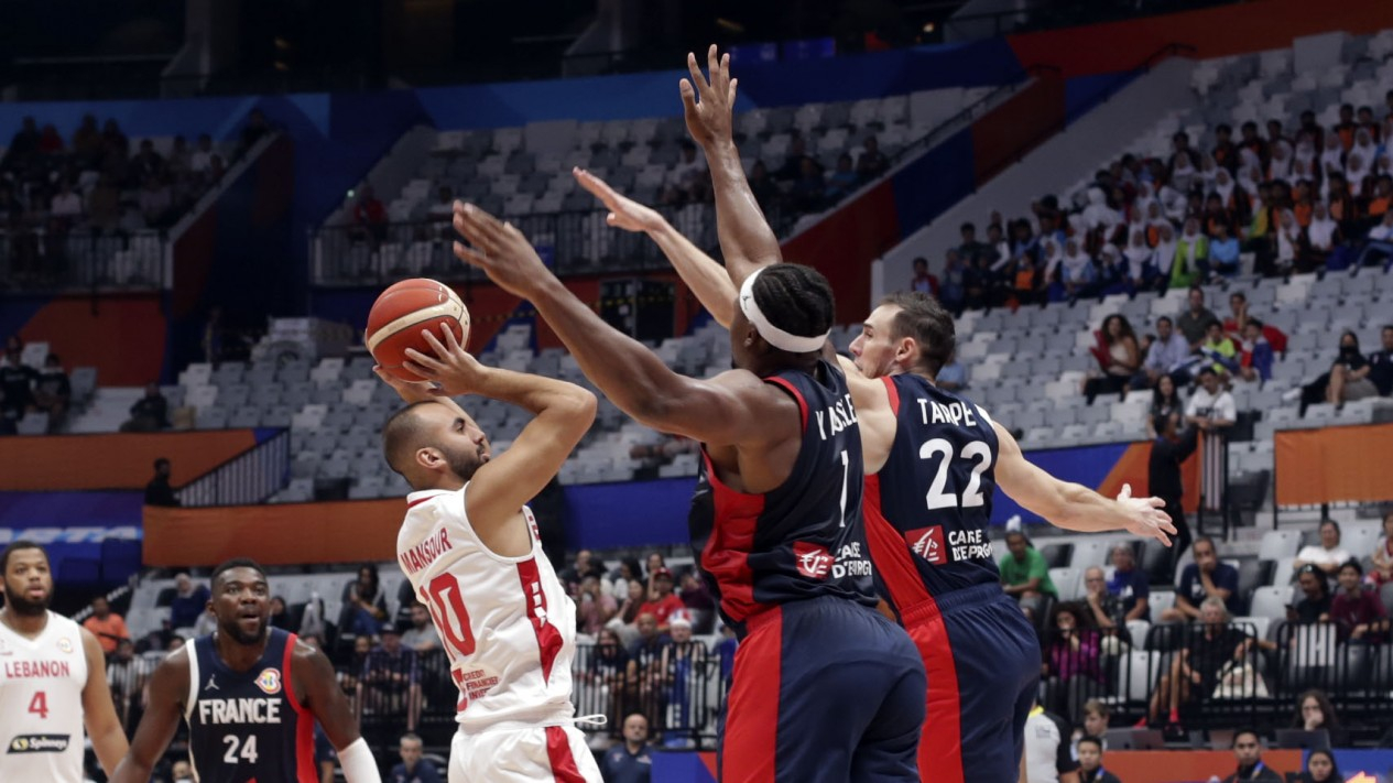 Piala Dunia Basket, Prancis Tanpa Gobert Tekuk Lebanon