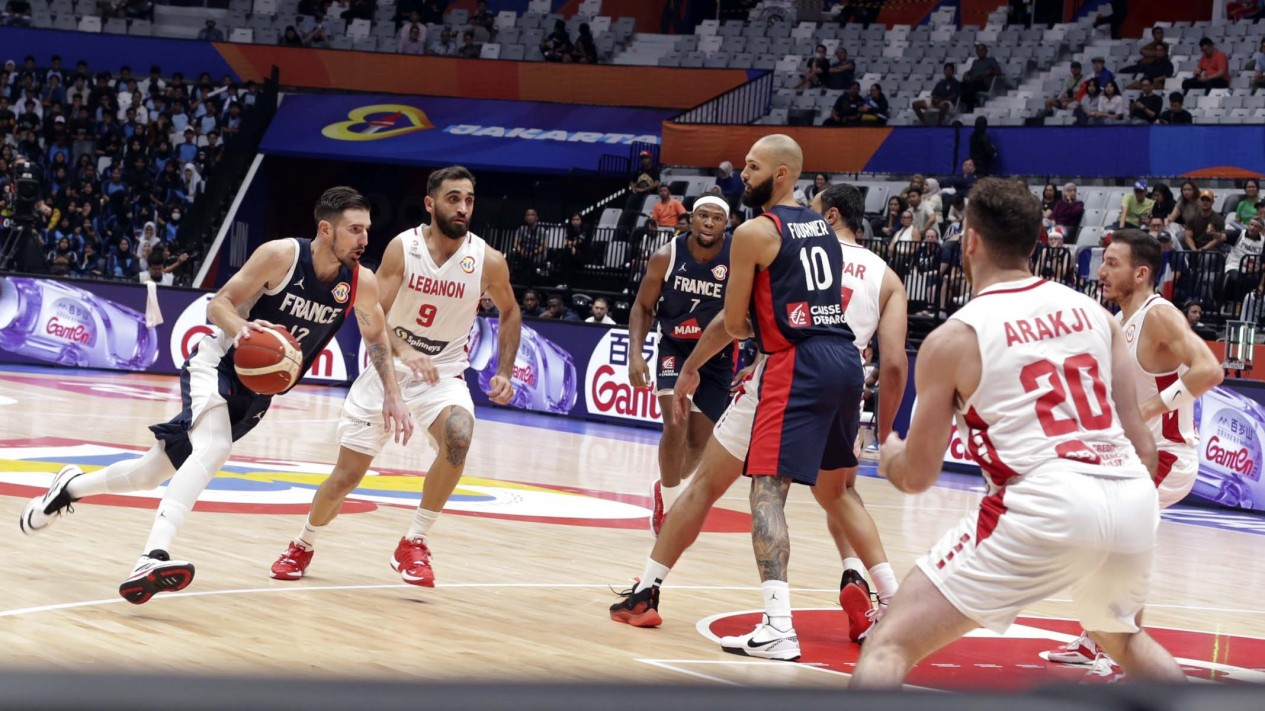 Piala Dunia Basket, Prancis Tanpa Gobert Tekuk Lebanon