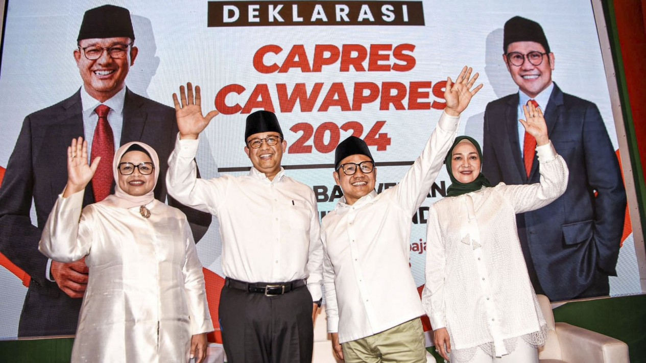 Deklarasi Anies Baswedan-Muhaimin Iskandar di Pilpres 2024