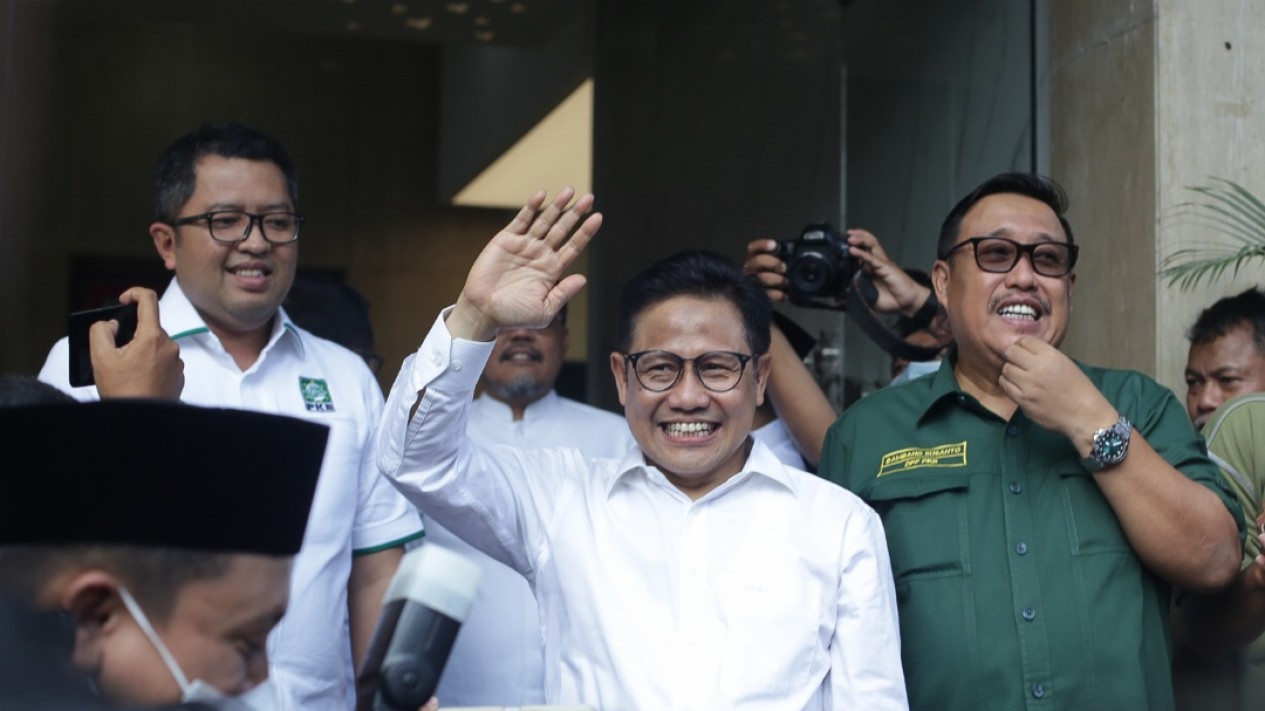 Sambangi Markas PKB, Anies Disambut Langsung Cak Imin