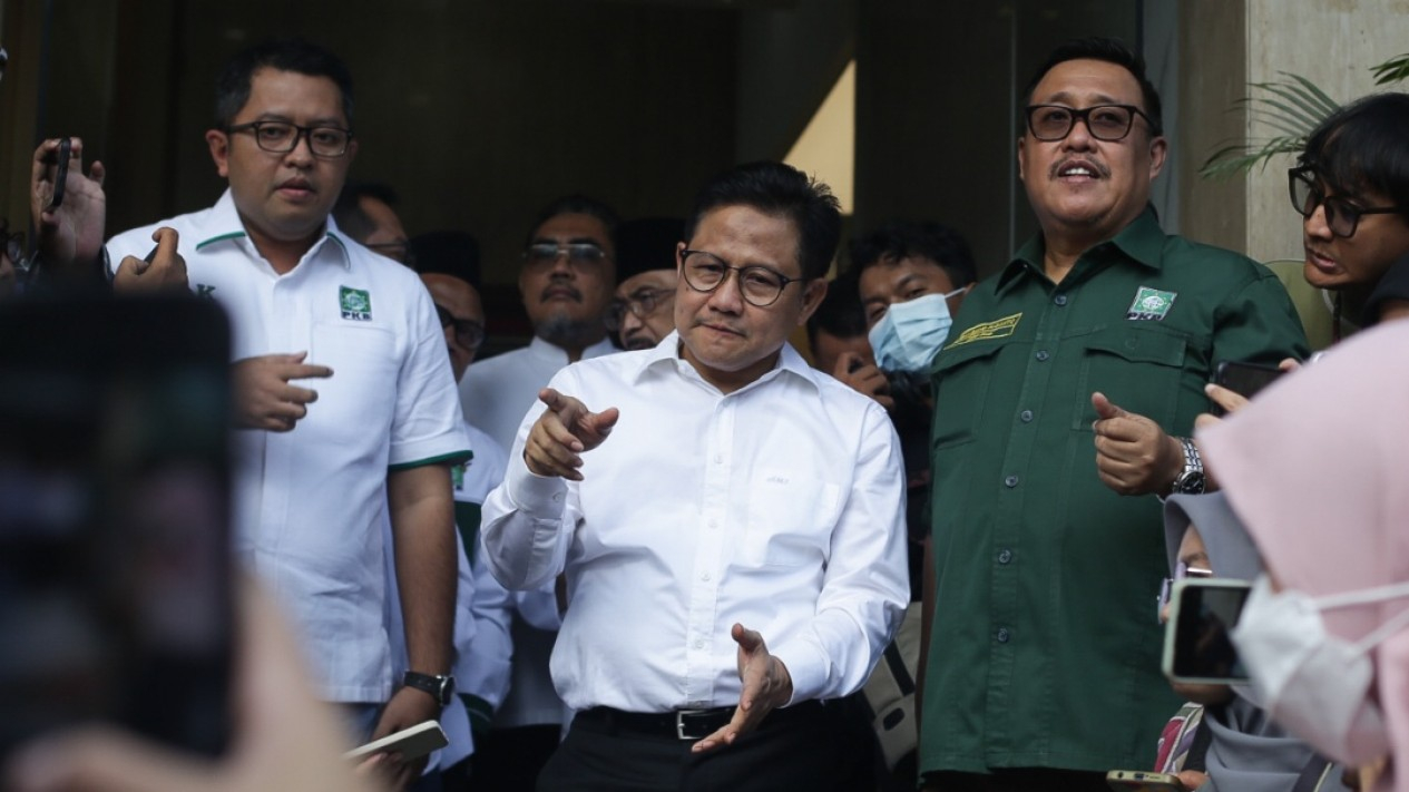 Sambangi Markas PKB, Anies Disambut Langsung Cak Imin