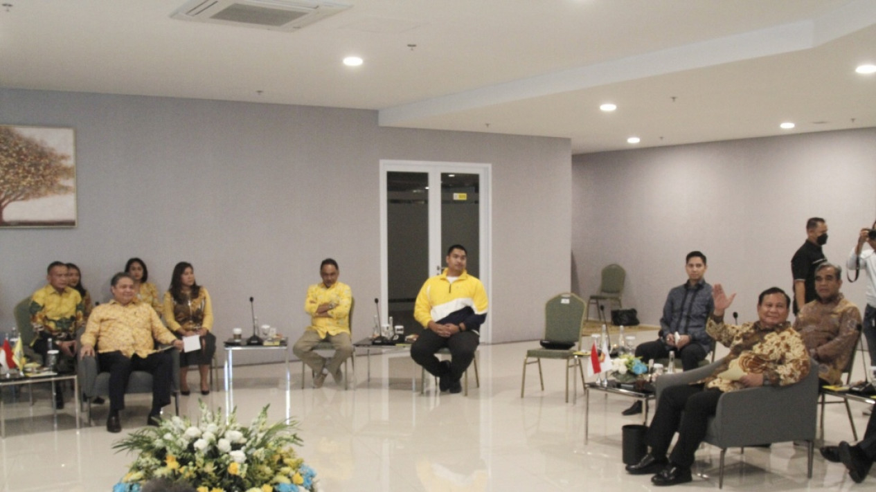 Pertemuan Koalisi Indonesia Maju Jelang Pilpres 2024