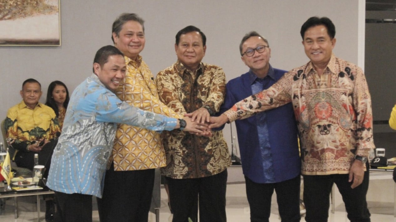 Pertemuan Koalisi Indonesia Maju Jelang Pilpres 2024