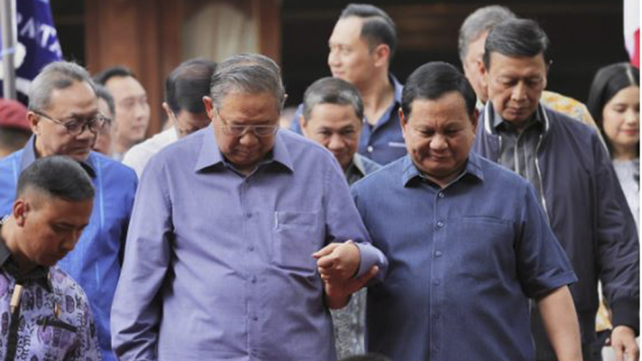 Demokrat Gabung ke KIM, Prabowo dan SBY Mesra Bergandengan