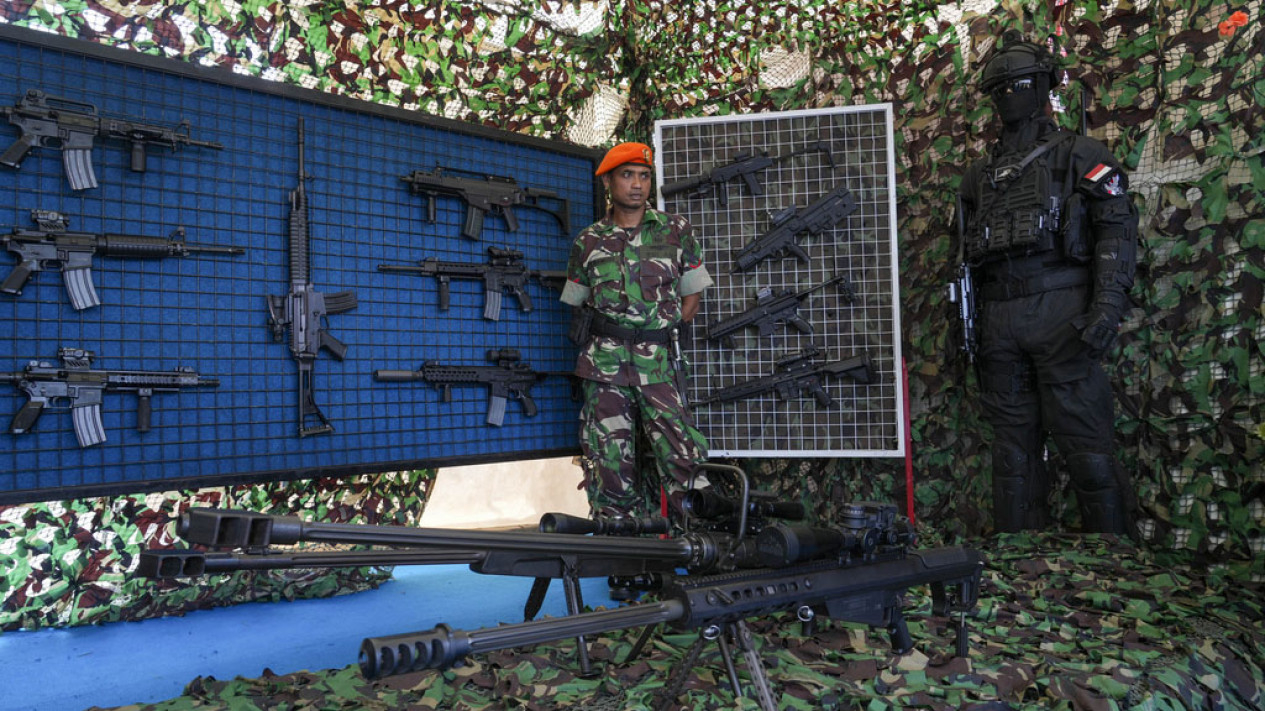 Pameran alutsista TNI AD dalam rangka HUT ke-78 TNI
