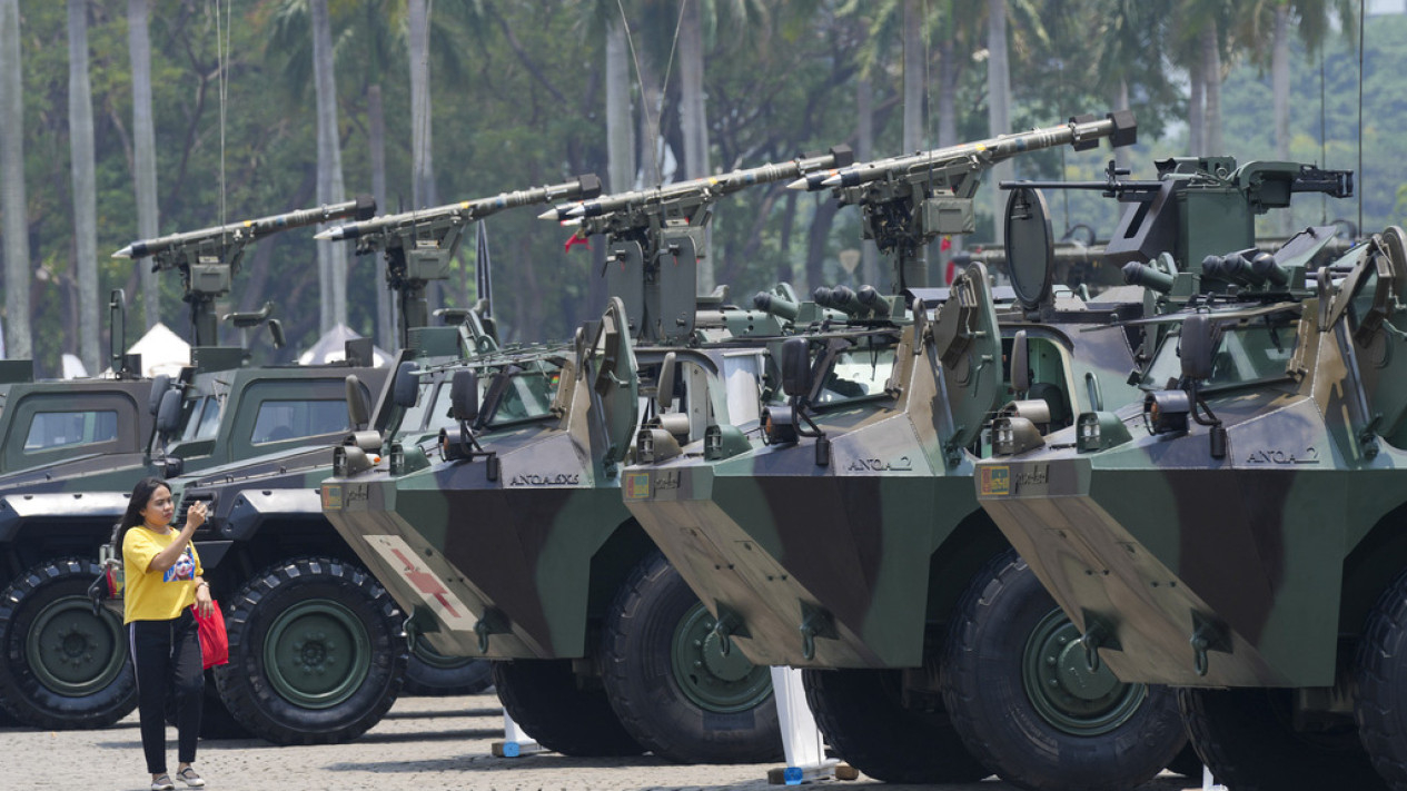 Pameran alutsista TNI AD dalam rangka HUT ke-78 TNI