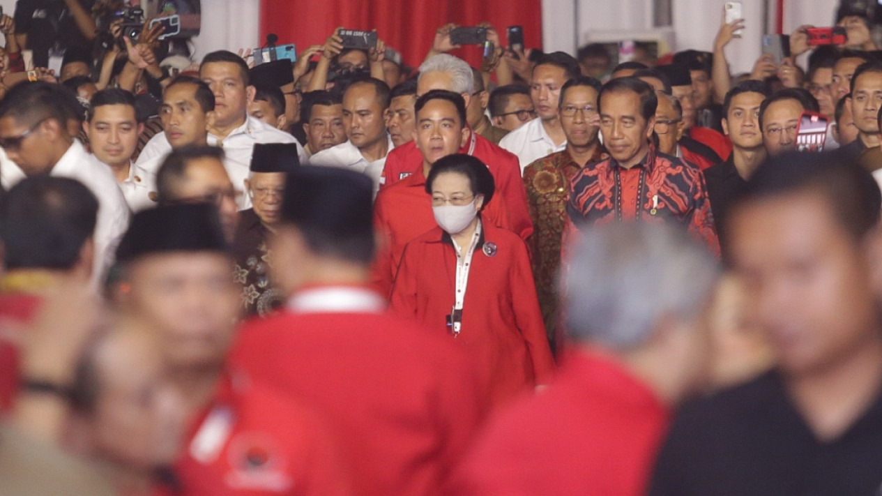 Presiden Jokowi Hadiri Rakernas PDI-P