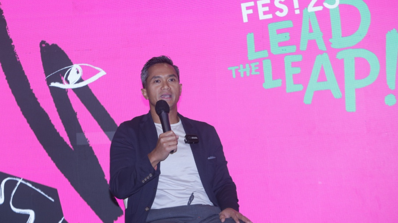 Potret Anindya Bakrie di Idea Fest 2023