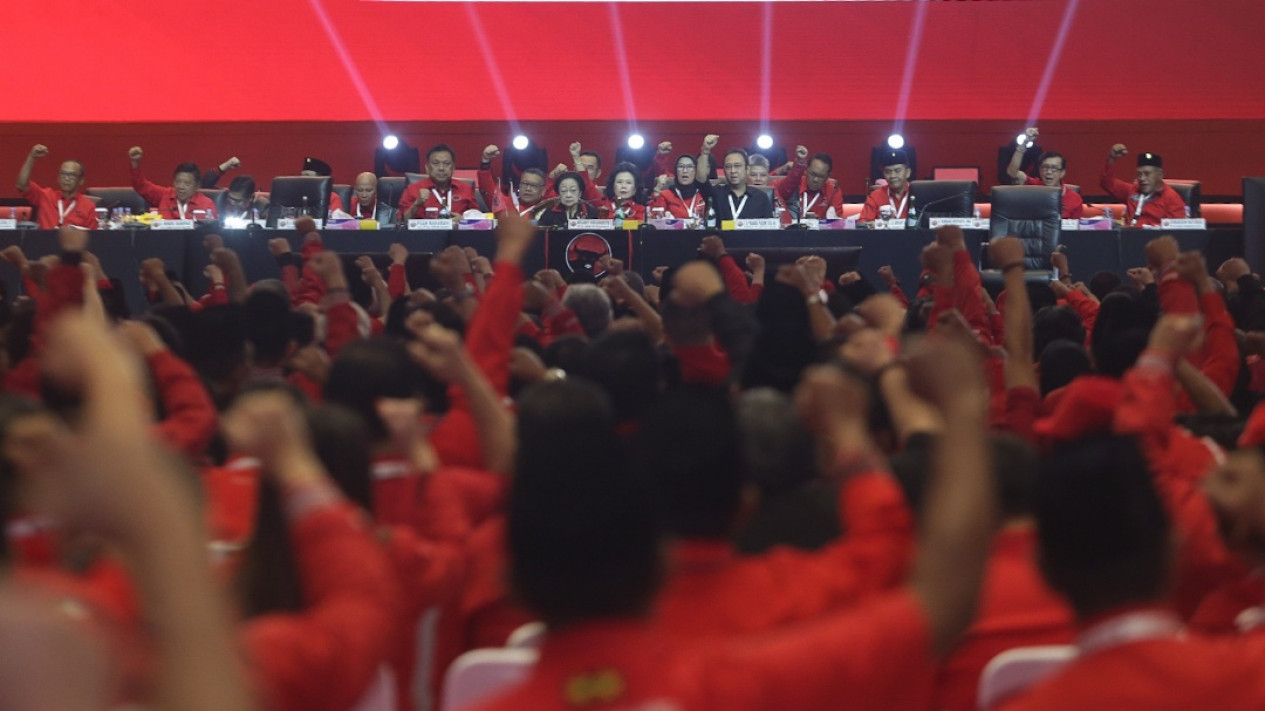 Penutupan Rakernas IV PDI-P