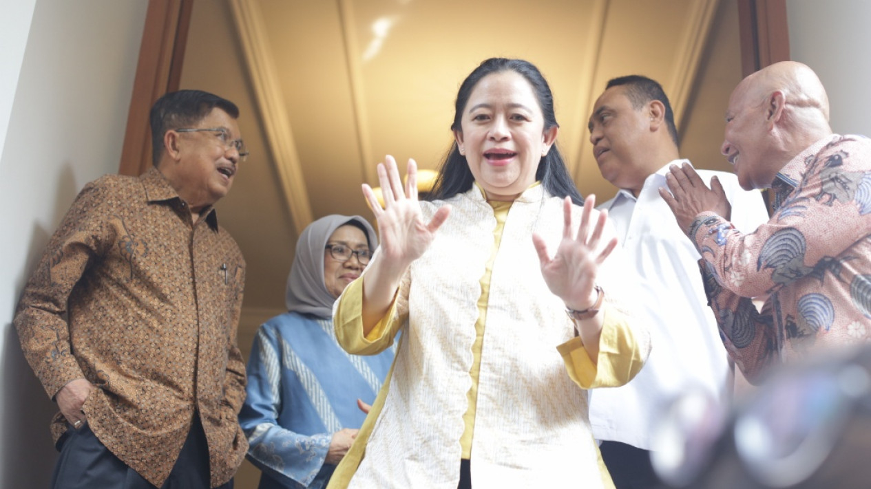 Pertemuan Puan Maharani dan Jusuf Kalla