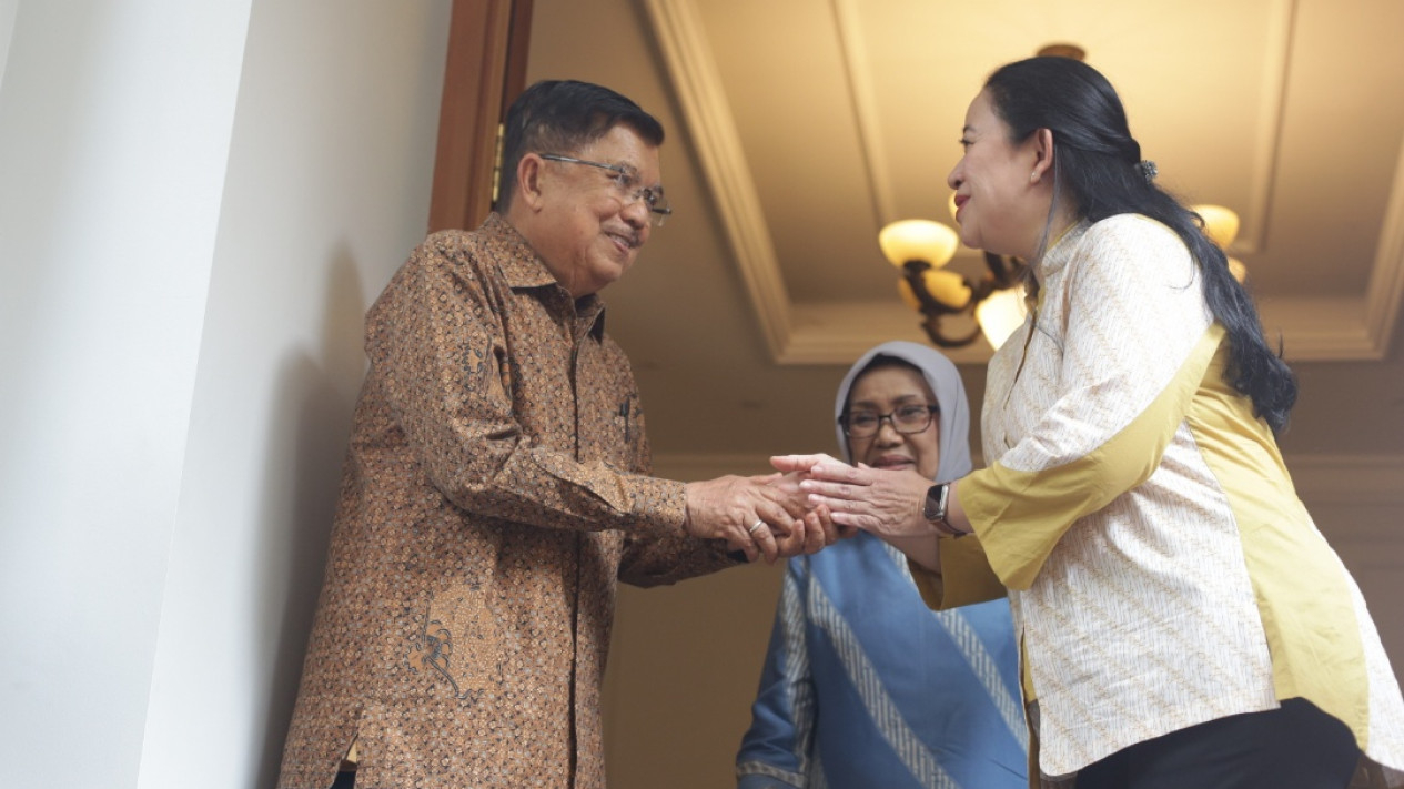 Pertemuan Puan Maharani dan Jusuf Kalla