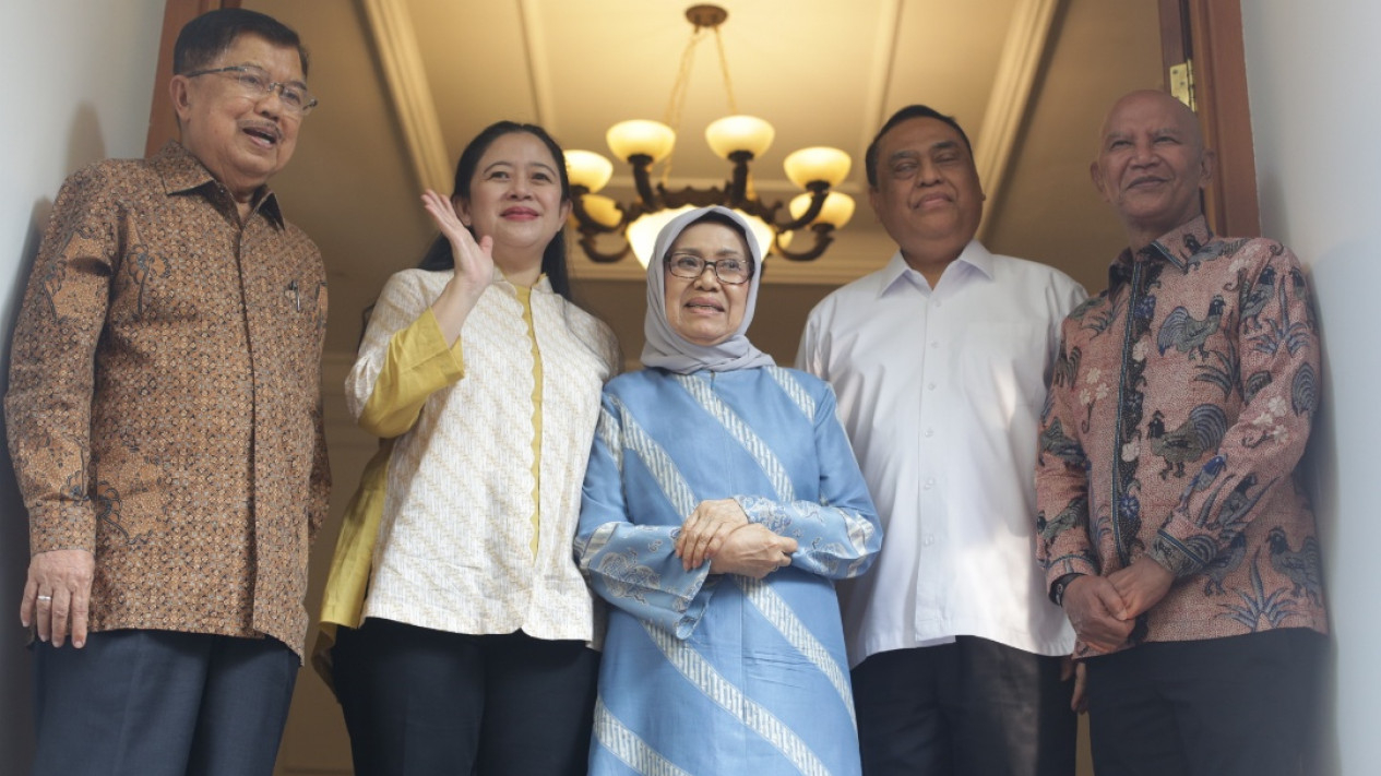Pertemuan Puan Maharani dan Jusuf Kalla