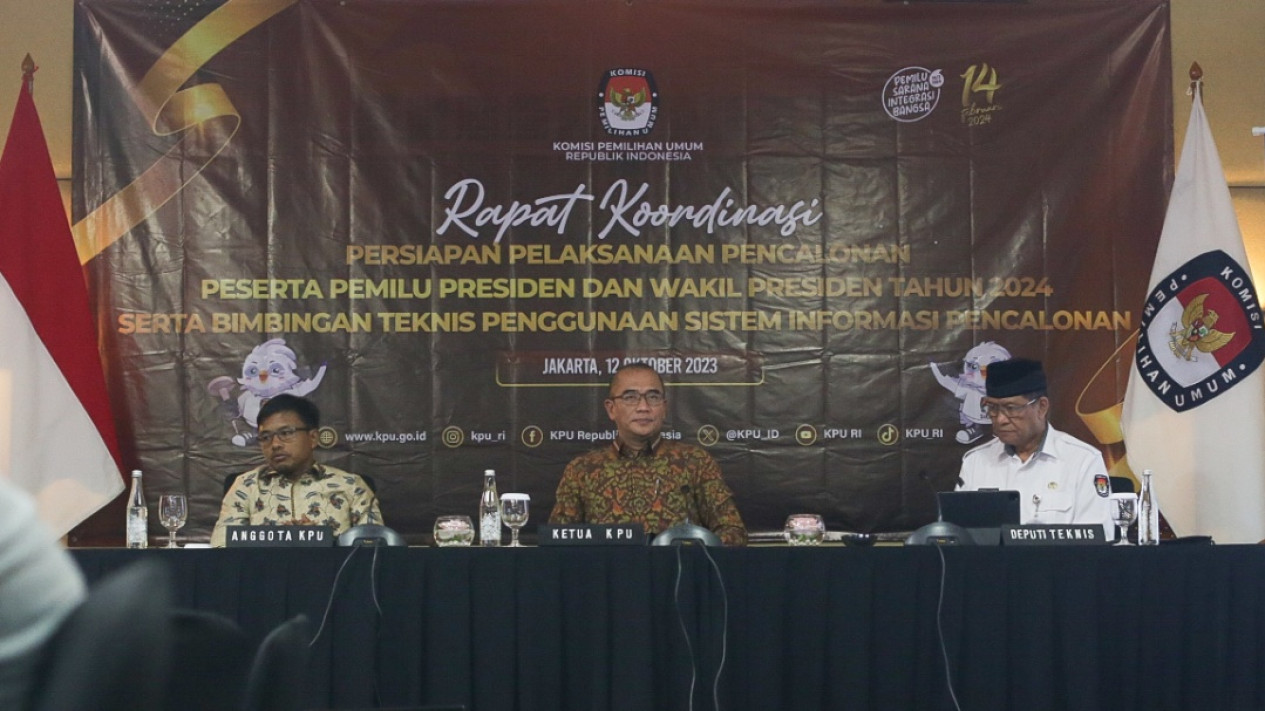 Rapat Koordinasi KPU Terkait Pilpres 2024