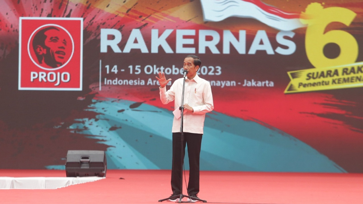 Presiden Joko Widodo Hadiri Rakernas Projo VI