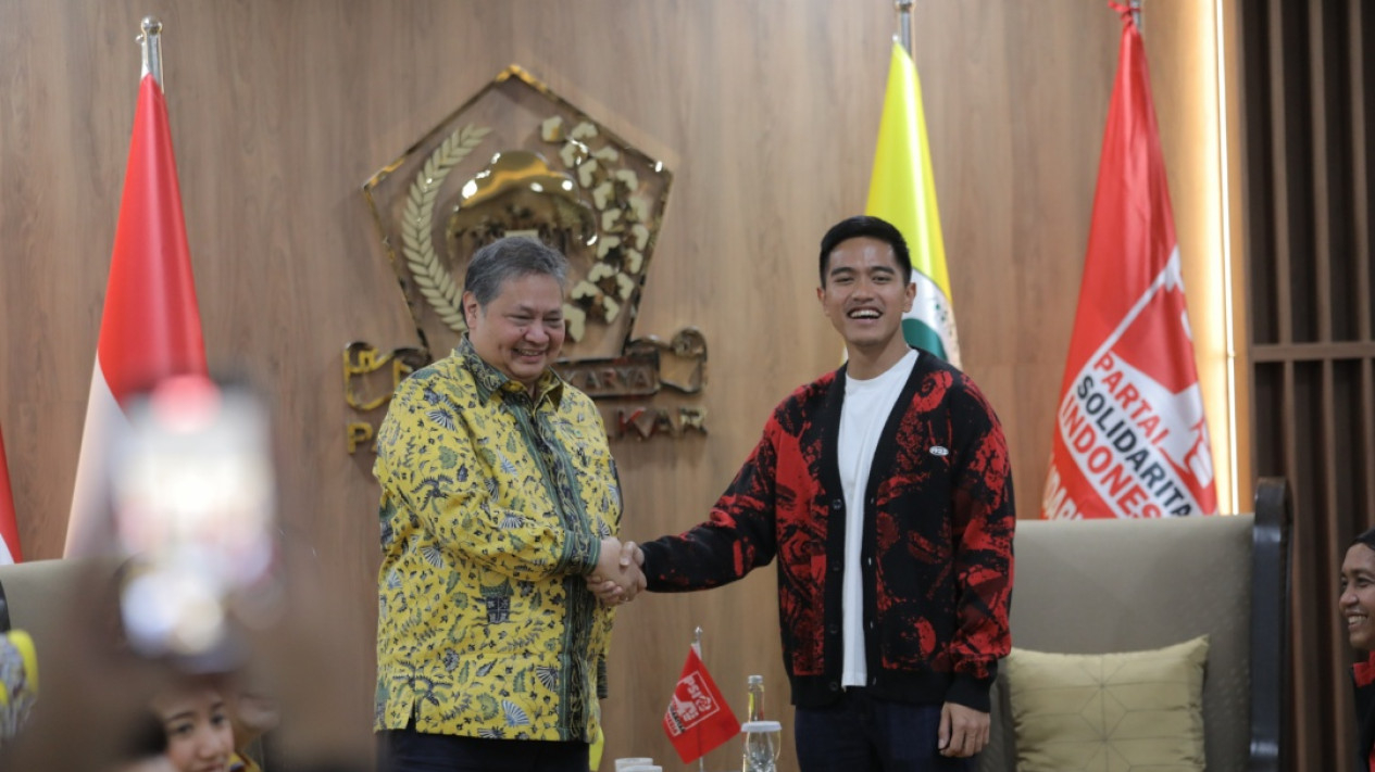 Pertemuan Kaesang Pangarep dengan Airlangga Hartanto