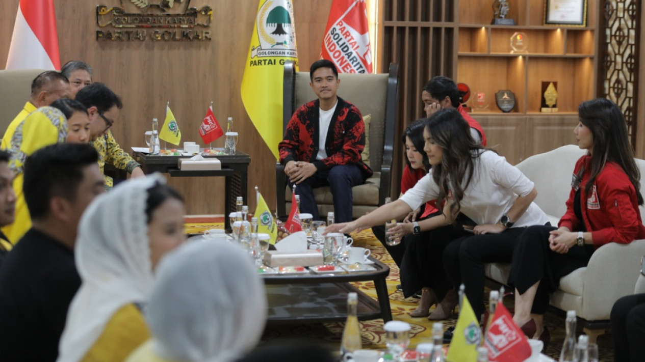 Pertemuan Kaesang Pangarep dengan Airlangga Hartanto