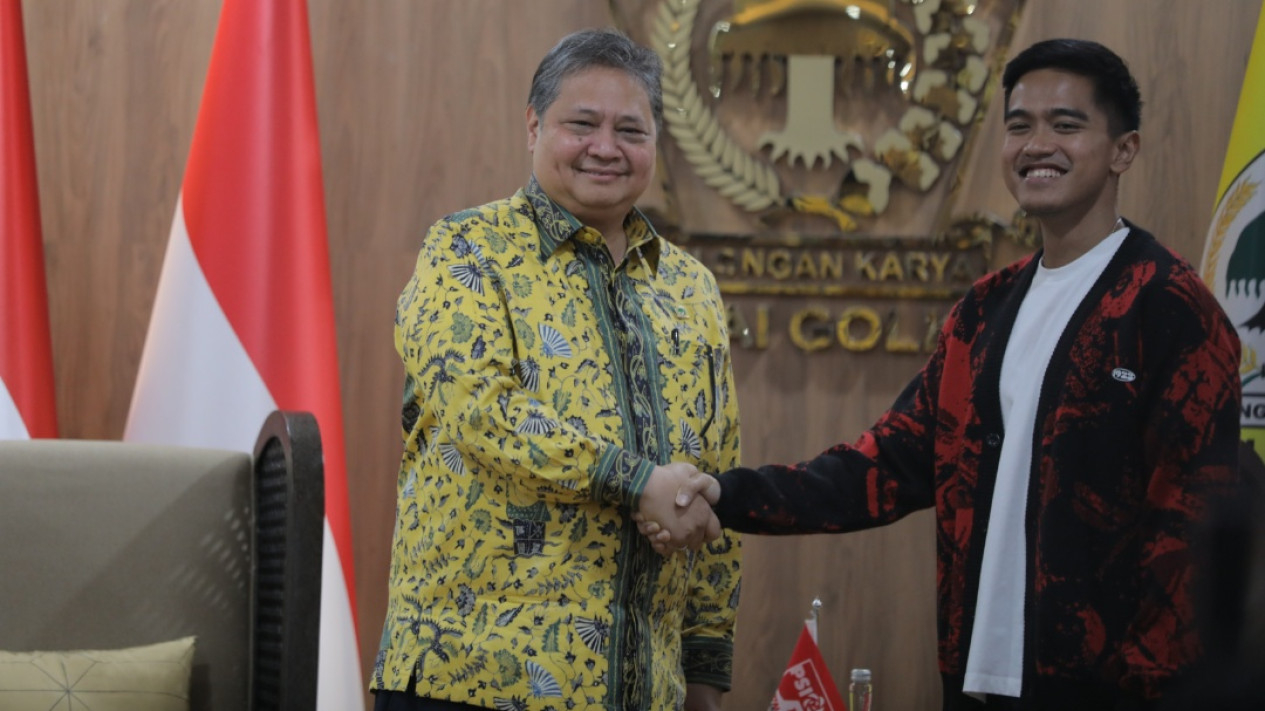 Pertemuan Kaesang Pangarep dengan Airlangga Hartanto