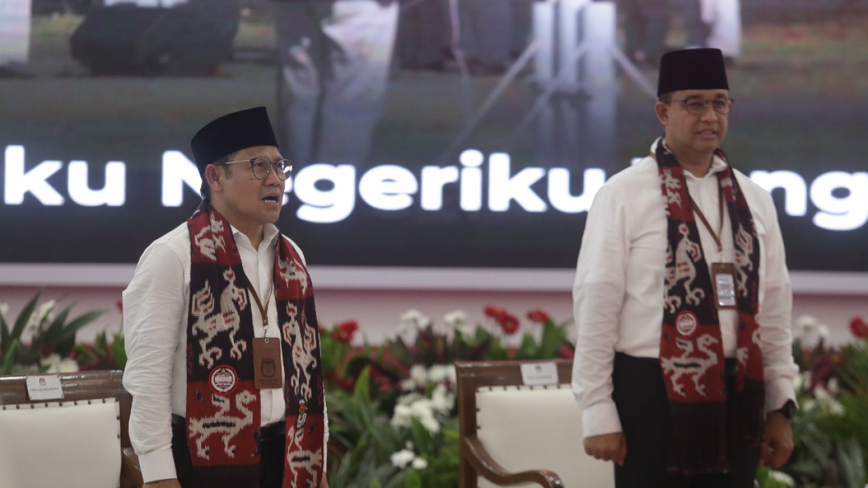 Pendaftaran Pasangan Anies Baswedan - Muhaimin Iskandar