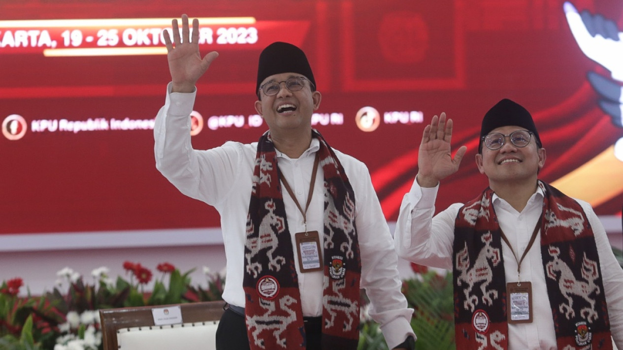 Pendaftaran Pasangan Anies Baswedan - Muhaimin Iskandar