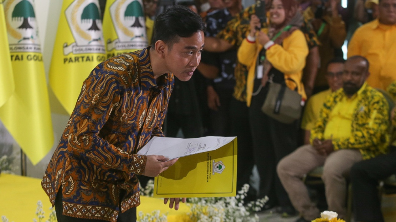 Partai Golkar Dukung Gibran Jadi Cawapres Prabowo Subianto - Vlix.id