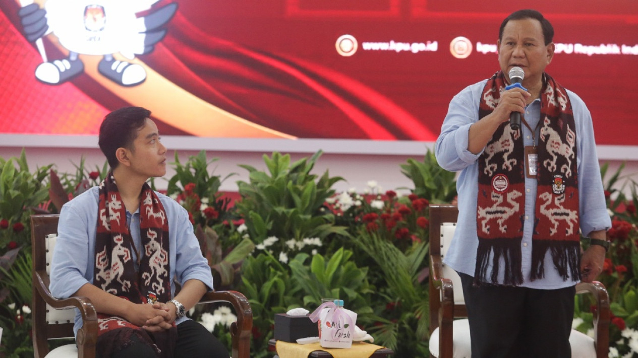 Pendaftaran Capres Prabowo Subianto dan Cawapres Gibran