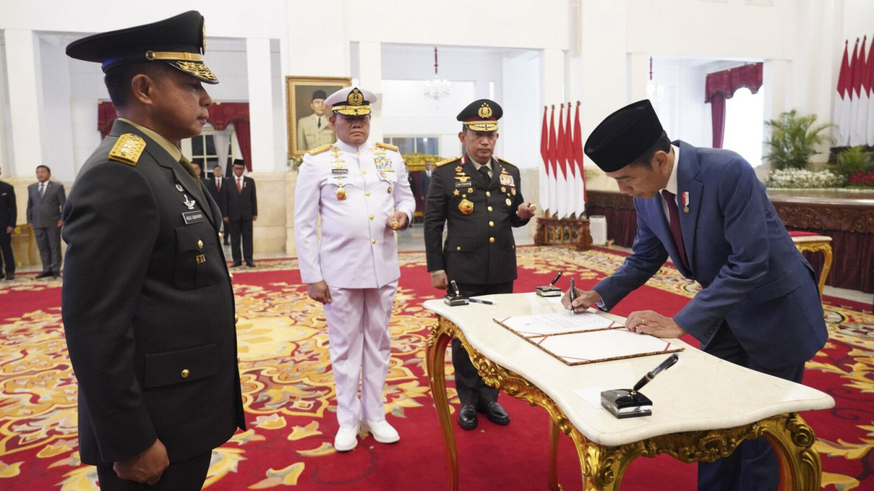 Pelantikan KSAD Letnan Jenderal TNI Agus Subiyanto