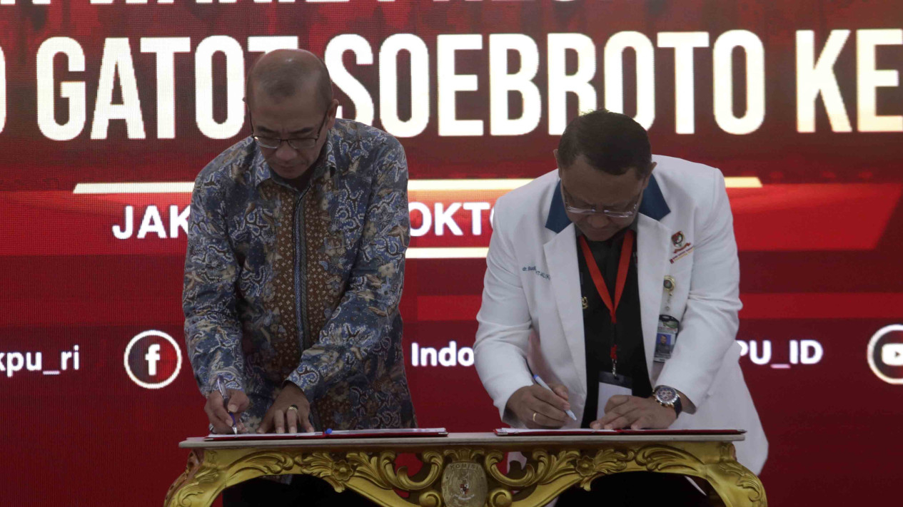 Ketiga Bacapres-Bacawapres Dinyatakan Lolos Tes Kesehatan