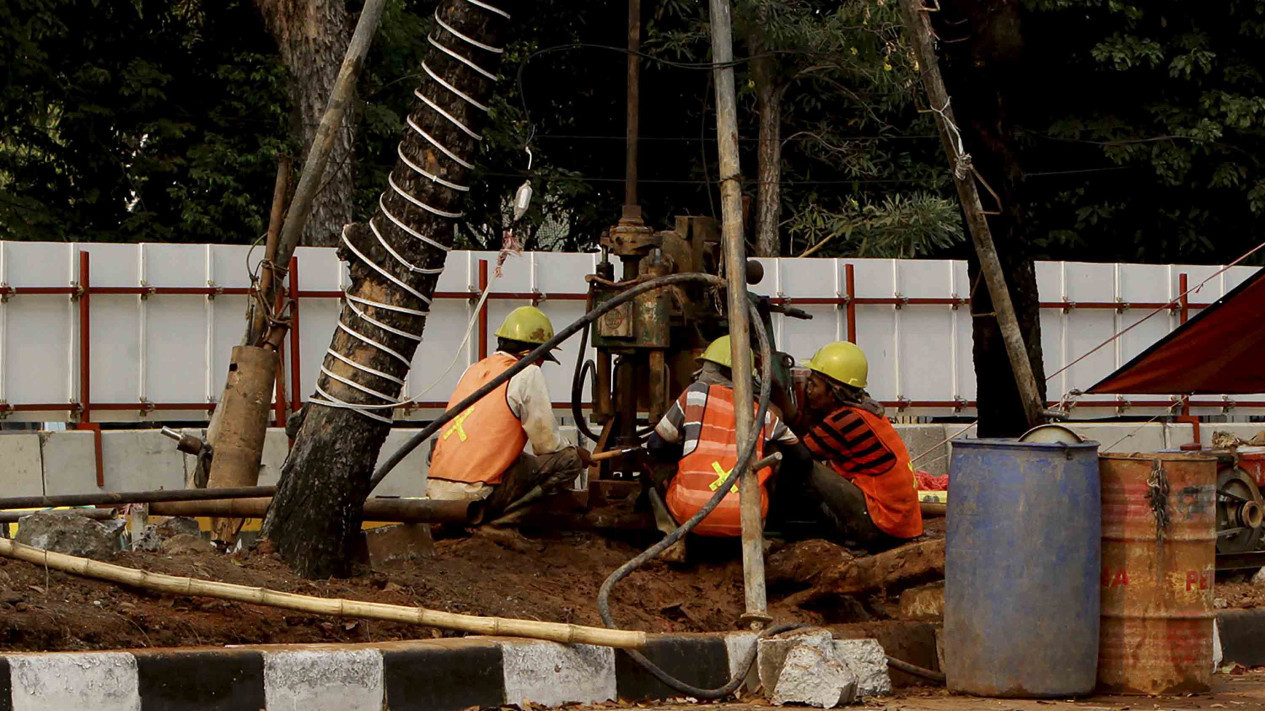Progres LRT Jakarta Fase 1B