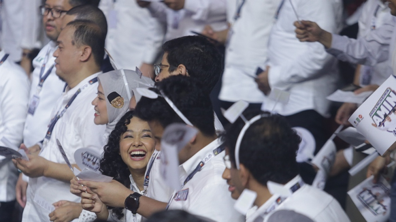 Meriahnya Para Pendukung Paslon Pilpres 2024 di KPU