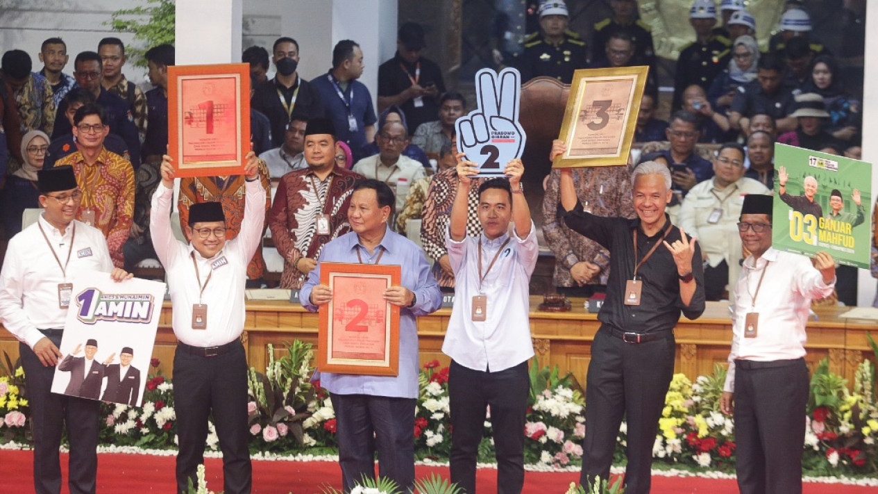 Penetapan Nomor Urut Paslon Capres Cawapres Pemilu 2024 Vlix Id