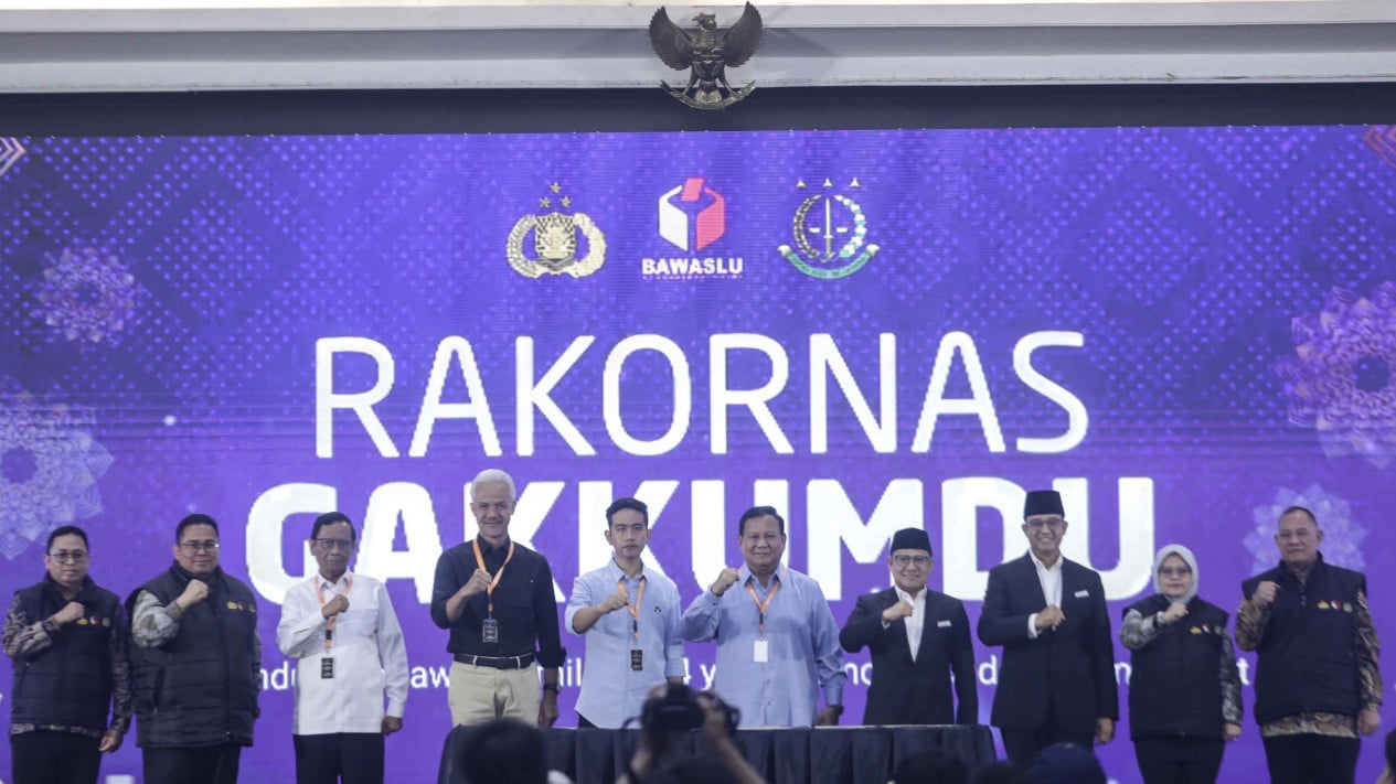 Paslon Capres-Cawapres Deklarasi Kampanye Peserta Pemilu