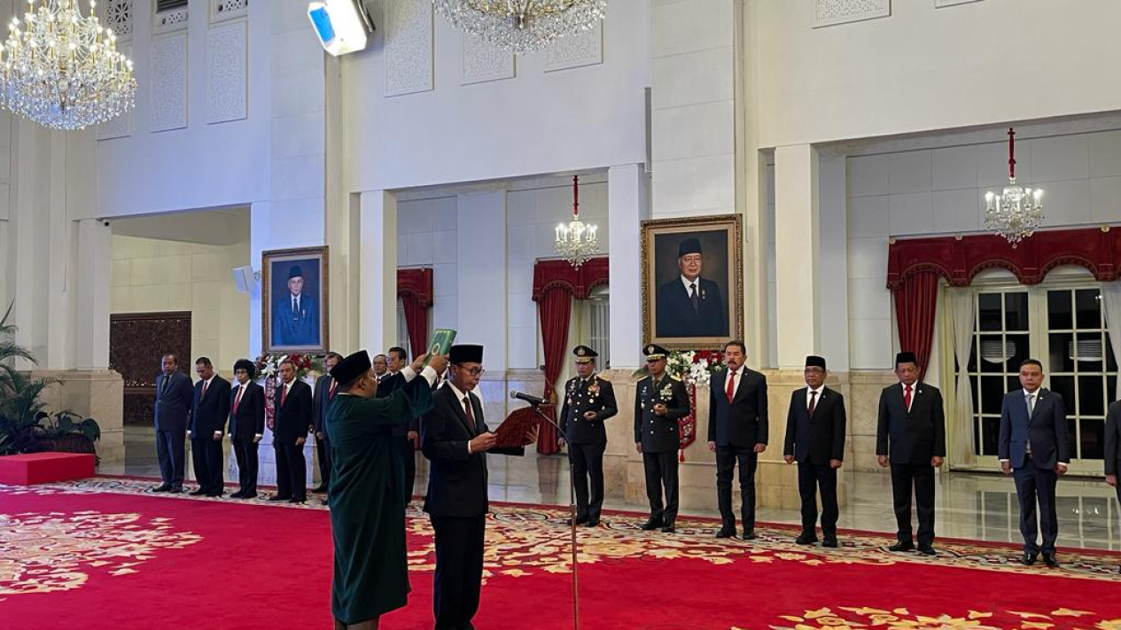 Pelantikan Ketua KPK Nawawi Pamolango