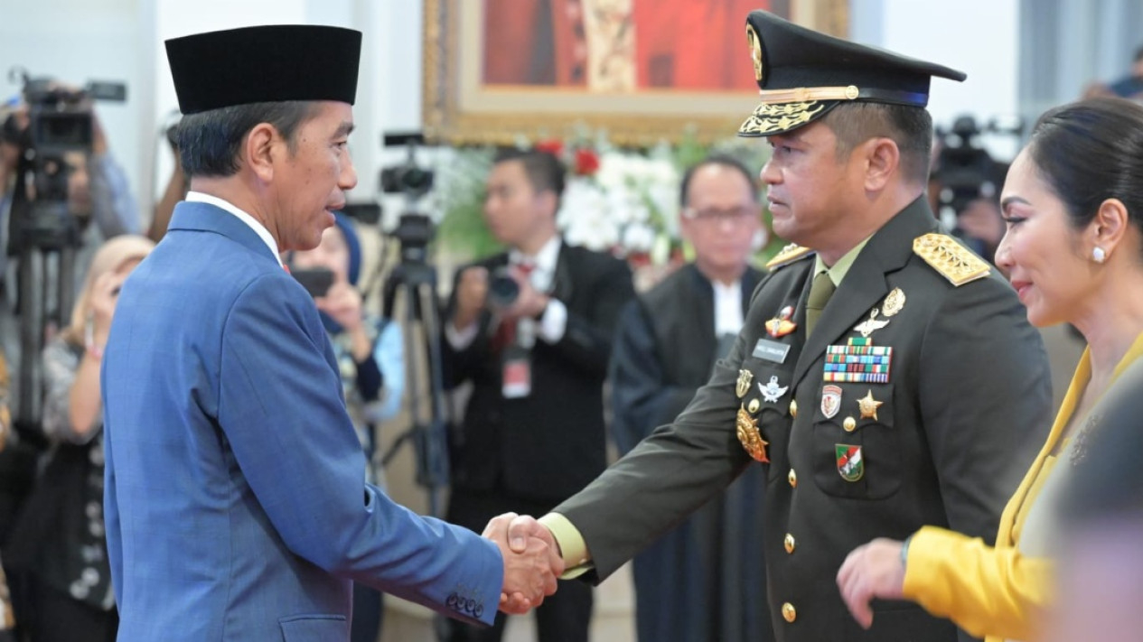 Pelantikan KSAD Jenderal TNI Maruli Simanjuntak