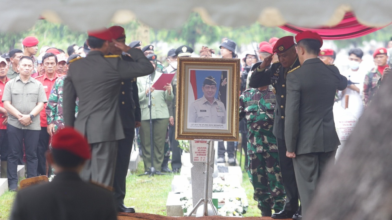 Pemakaman Mantan Kepala BNPB Letjen TNI (Purn) Doni Monardo