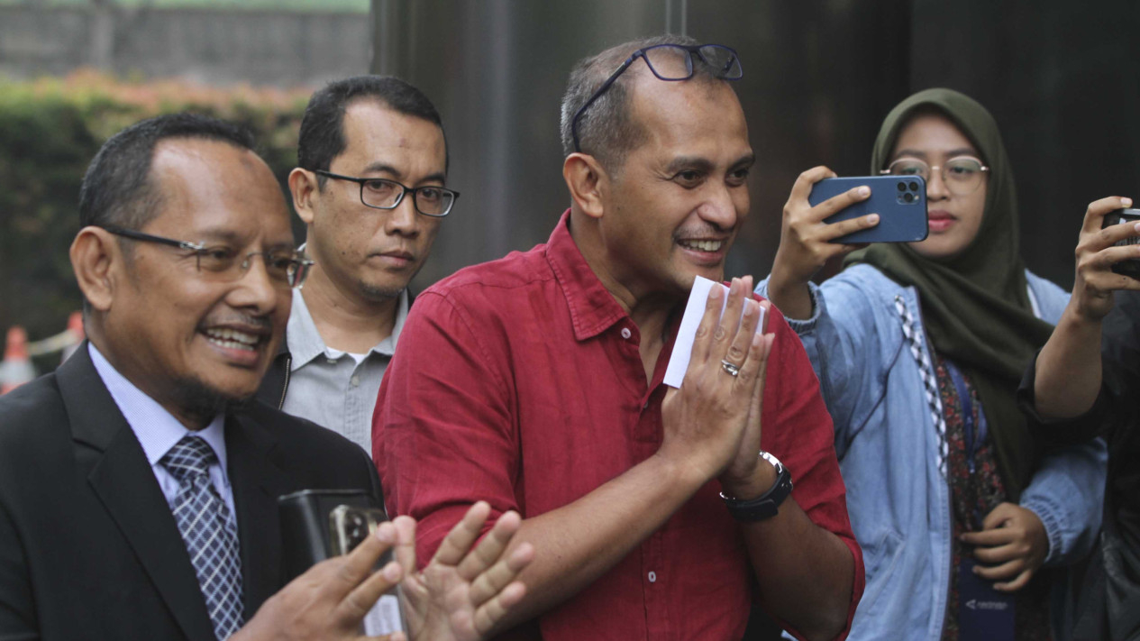 Pemeriksaan Wamenkumham Eddy Hiariej di Gedung KPK