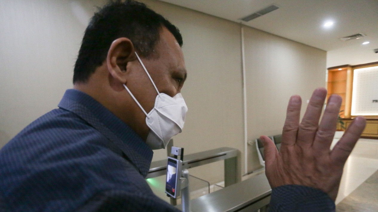 Firli Bahuri Datangi Bareskrim Sebagai Tersangka Kasus SYL