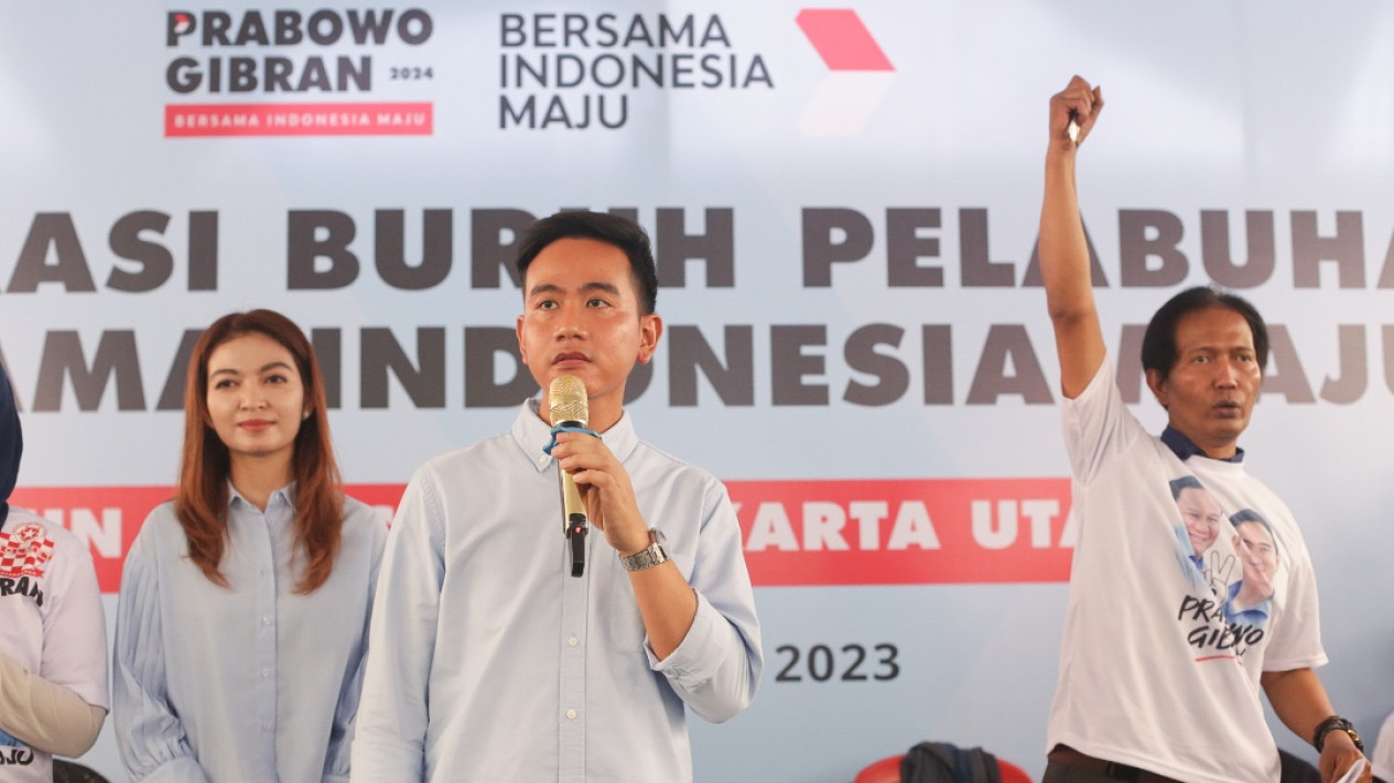 Gibran Hadiri Deklarasi Dukungan Buruh Pelabuhan Indonesia