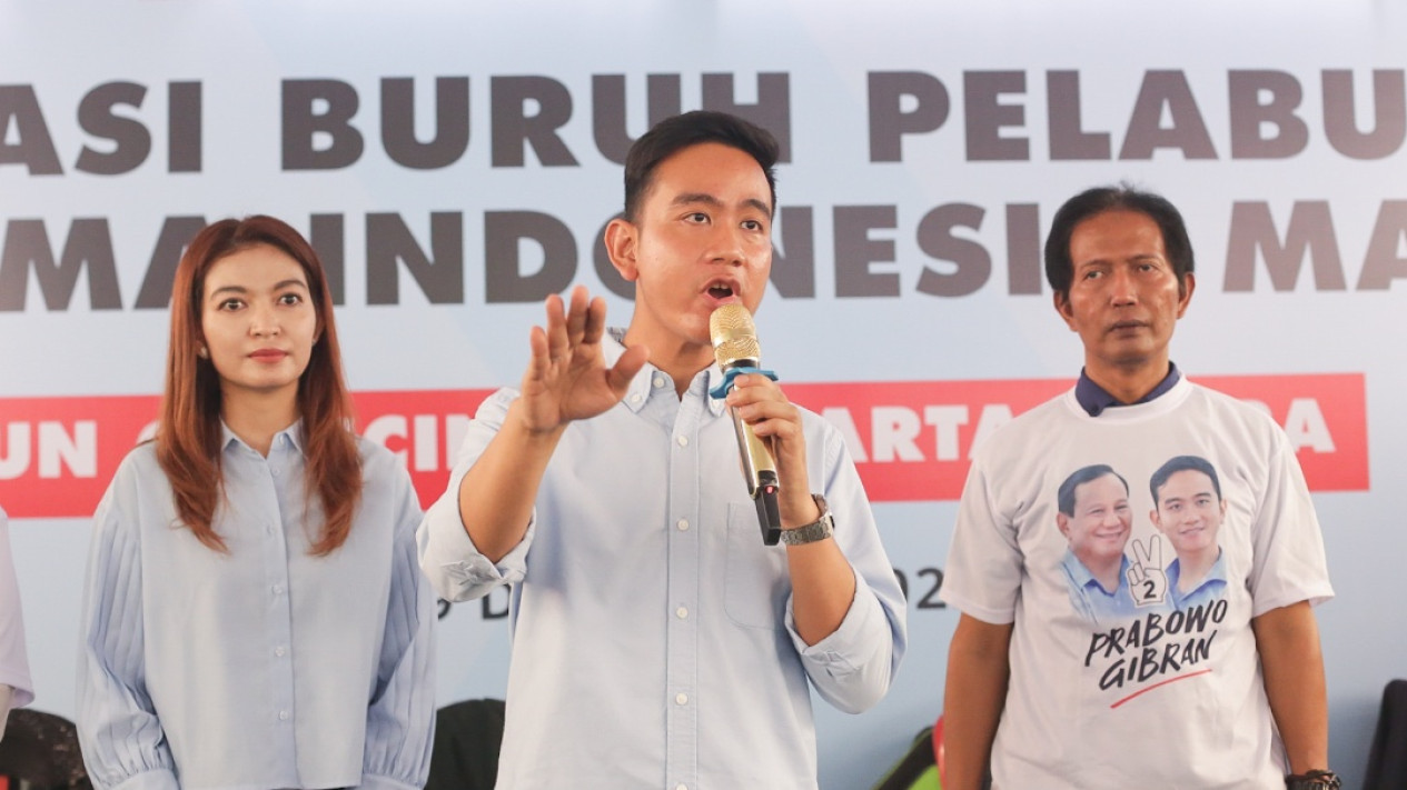 Gibran Hadiri Deklarasi Dukungan Buruh Pelabuhan Indonesia