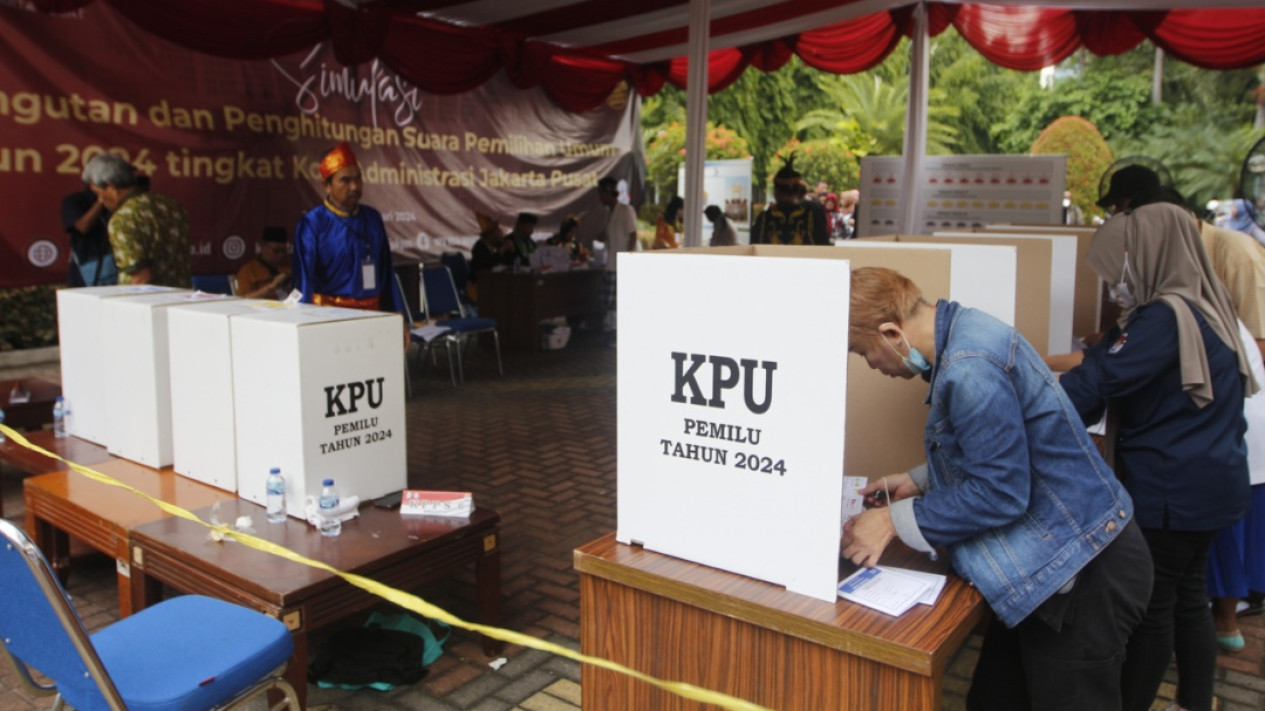 Simulasi Pemungutan Suara Pemilu 2024 Bagi Disabilitas