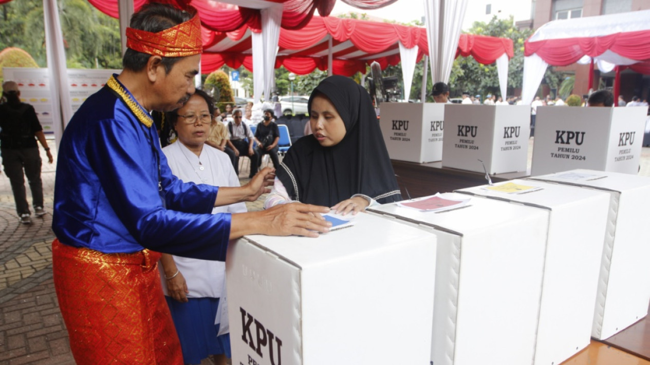 Simulasi Pemungutan Suara Pemilu 2024 Bagi Disabilitas